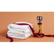 Плед "Байкал" белый