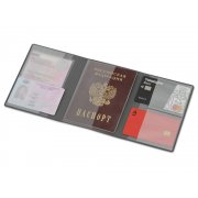 Обложка на магнитах для автодокументов и паспорта «Favor»