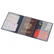 Обложка на магнитах для автодокументов и паспорта «Favor»