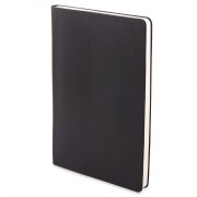 Бизнес-блокнот FUNKY, 130*210 мм, черный, голубой форзац, мягкая обложка, в линейку Черный арт. 21209/35/21