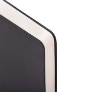 Бизнес-блокнот FUNKY, 130*210 мм, черный, голубой форзац, мягкая обложка, в линейку Черный арт. 21209/35/21