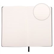 Бизнес-блокнот FUNKY, 130*210 мм, черный, голубой форзац, мягкая обложка, в линейку Черный арт. 21209/35/21