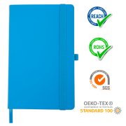 Бизнес-блокнот А5 FLIPPY, формат А5, в линейку Голубой