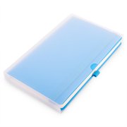 Бизнес-блокнот А5 FLIPPY, формат А5, в линейку Голубой