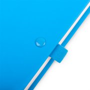 Бизнес-блокнот А5 FLIPPY, формат А5, в линейку Голубой