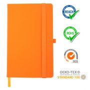 Бизнес-блокнот А5 FLIPPY, формат А5, в линейку Оранжевый
