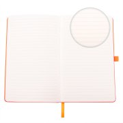Бизнес-блокнот А5 FLIPPY, формат А5, в линейку Оранжевый