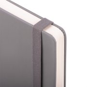 Бизнес-блокнот А5 FLIPPY, формат А5, в линейку Серый