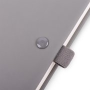 Бизнес-блокнот А5 FLIPPY, формат А5, в линейку Серый