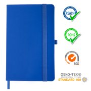 Бизнес-блокнот А5 FLIPPY, формат А5, в линейку Синий