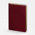 Ежедневник Nebraska Flex, недатированный, бордовый с золотистым