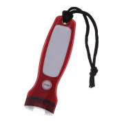 THELIX Фонарик LED карманный, ультратонкий, пластик, красный Красный