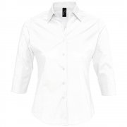 Рубашка женская с рукавом 3/4 EFFECT 140, белая