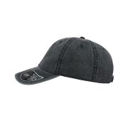 Бейсболка винтажная DIGG, 6 клиньев, металлическая застежка Черный