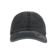 Бейсболка винтажная DIGG, 6 клиньев, металлическая застежка Черный