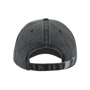 Бейсболка винтажная DIGG, 6 клиньев, металлическая застежка Черный