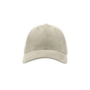 Бейсболка FAM, 6 клиньев, металлическая застежка Бежевый