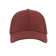 Бейсболка LOOP, 6 клиньев, пластиковая застежка Бордовый