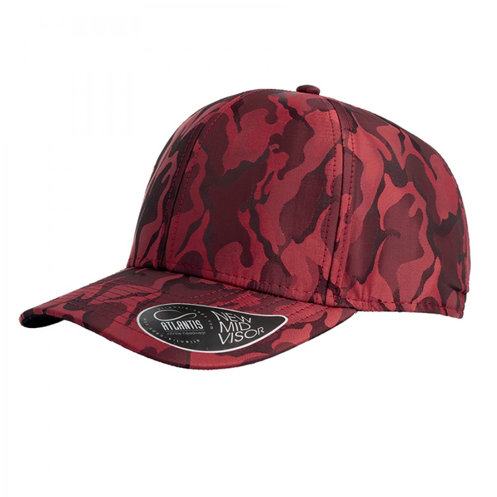 Бейсболка PHASE, 6 клиньев, пластиковая застежка бордовый арт. 25457.13 Бейсболка PHASE, 6 клиньев, пластиковая застежка бордовый арт. 25457.13