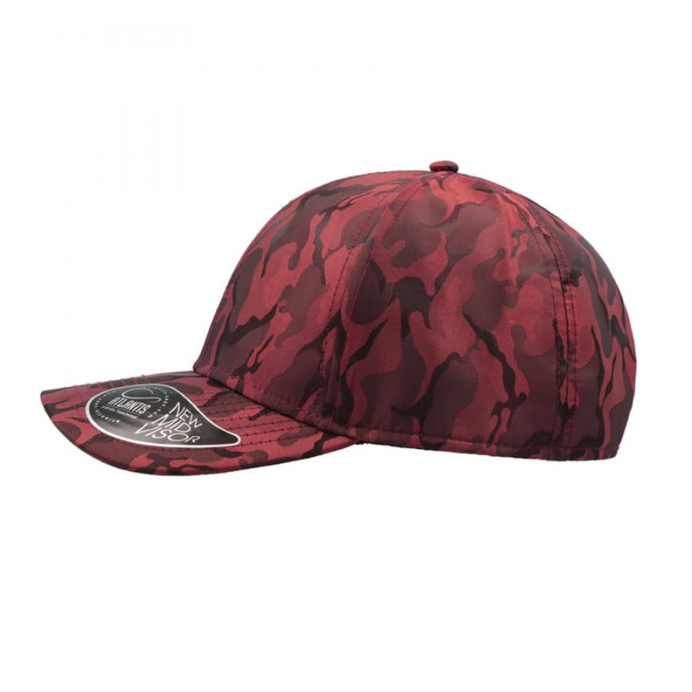 Бейсболка PHASE, 6 клиньев, пластиковая застежка бордовый арт. 25457.13 Бейсболка PHASE, 6 клиньев, пластиковая застежка бордовый арт. 25457.13