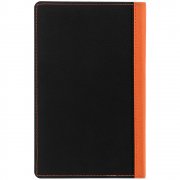 Ежедневник Nice Twice, недатированный, черный с оранжевым