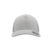 Бейсболка RAPPER JERSEY, 5 клиньев, пластиковая застежка Серый