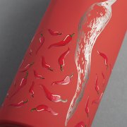 Термос "Calypso" 500 мл, покрытие soft touch красный