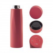 Термос "Calypso" 500 мл, покрытие soft touch красный