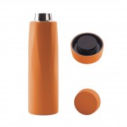 Термос "Calypso" 500 мл, покрытие soft touch оранжевый