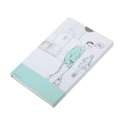 Бизнес-блокнот FUNKY, 130*210 мм, серый, красный форзац, мягкая обложка, блок-линейка Серый арт. 21209/30/08