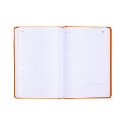 Ежедневник недатированный Anderson, формат А5,  в линейку Оранжевый