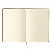 Ежедневник недатированный Montrose, формат А5, в линейку Темно-серый