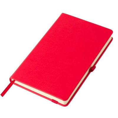 Ежедневник недатированный Hamilton, формат A5, в линейку Красный