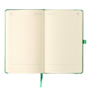 Ежедневник недатированный HAMILTON, A5, светло-зеленый, кремовый блок Светло-зелёный