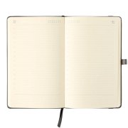 Ежедневник недатированный HAMILTON, A5, темно-серый, кремовый блок Серый