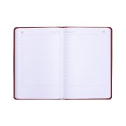 Ежедневник недатированный Campbell, формат А5, в линейку Бордовый