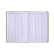 Ежедневник недатированный Campbell, формат А5, в линейку Зеленый