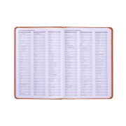 Ежедневник недатированный Campbell, формат А5, в линейку Оранжевый