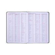 Ежедневник недатированный Campbell, формат А5, в линейку Серый