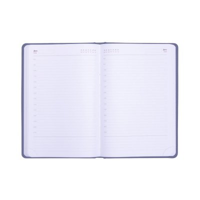 Ежедневник недатированный Campbell, формат А5,  в линейку Фиолетовый