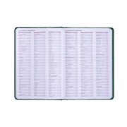 Ежедневник недатированный Campbell, формат А5, в линейку Зеленый