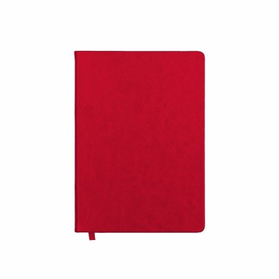 Ежедневник недатированный Duncan, формат А5,  в линейку Красный