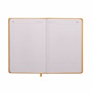 Ежедневник недатированный Duncan, формат А5, в линейку Оранжевый