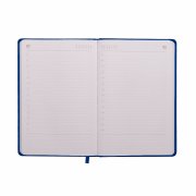 Ежедневник недатированный Duncan, формат А5, в линейку Синий