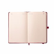 Ежедневник недатированный Starry , формат А5, в клетку Красный