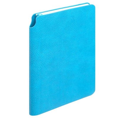 Ежедневник недатированный SALLY, A6, голубой, кремовый блок Голубой