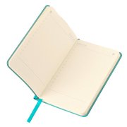 Ежедневник недатированный SALLY, A6, морская волна, кремовый блок в линейку Бирюзовый