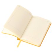 Ежедневник недатированный SALLY, A6, желтый, кремовый блок в линейку Жёлтый