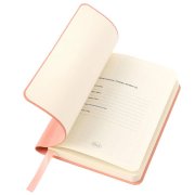 Ежедневник недатированный SALLY, A6, светло-розовый, кремовый блок в линейку Розовый