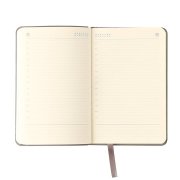 Ежедневник недатированный SALLY, A6, серый, кремовый блок в линейку Серый